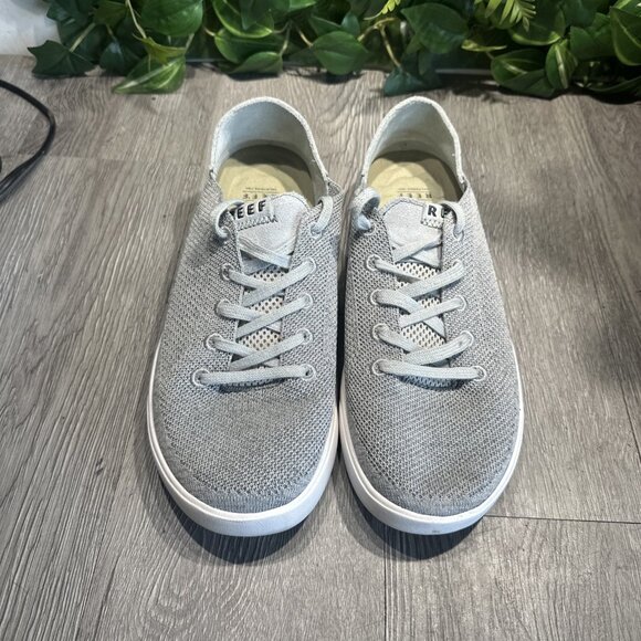 Reef Men\'s Swellsole Sneakers Size 10 Neptune Grey Knit Slip On Casual Shoes main image 6